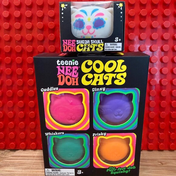 NEEDOH Other - NEW! Changed Duo! NEEDOH Sugar Skull Cat & Teenie Cool Cats!